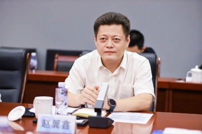 张焰与中核环保总经理、党委副书记赵翼鑫座谈交流-3